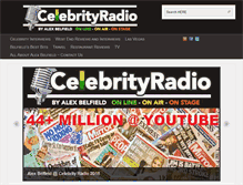 Tablet Screenshot of celebrityradio.biz